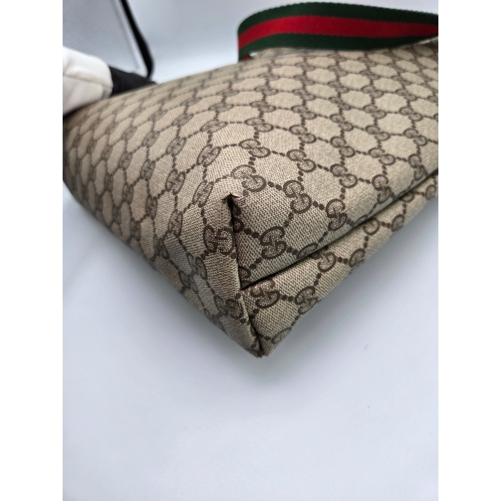Vintage Gucci GG Monogram Tote Bag Handbag Purse with Pocket Classic - Picture 14 of 15